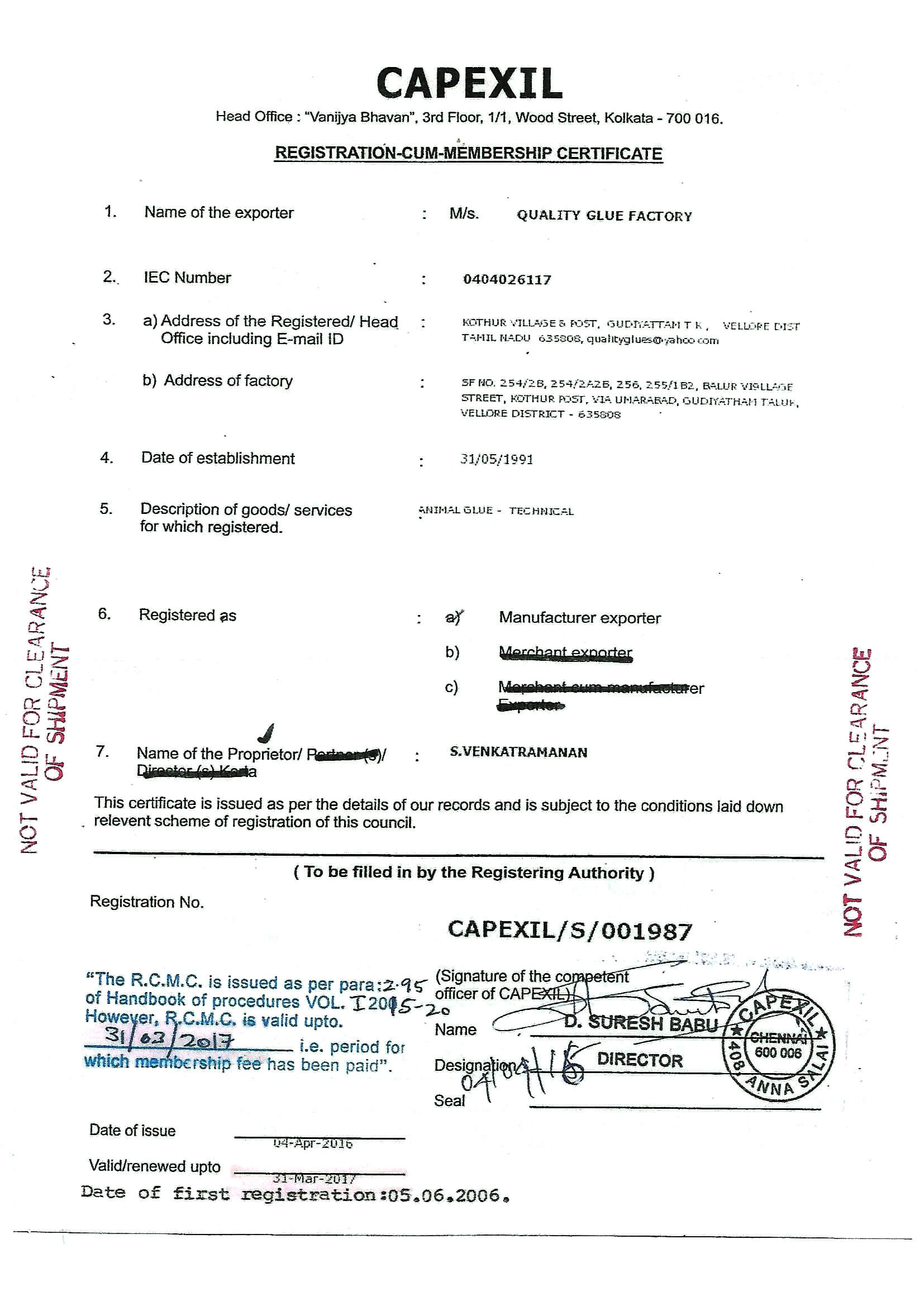Certificate 1