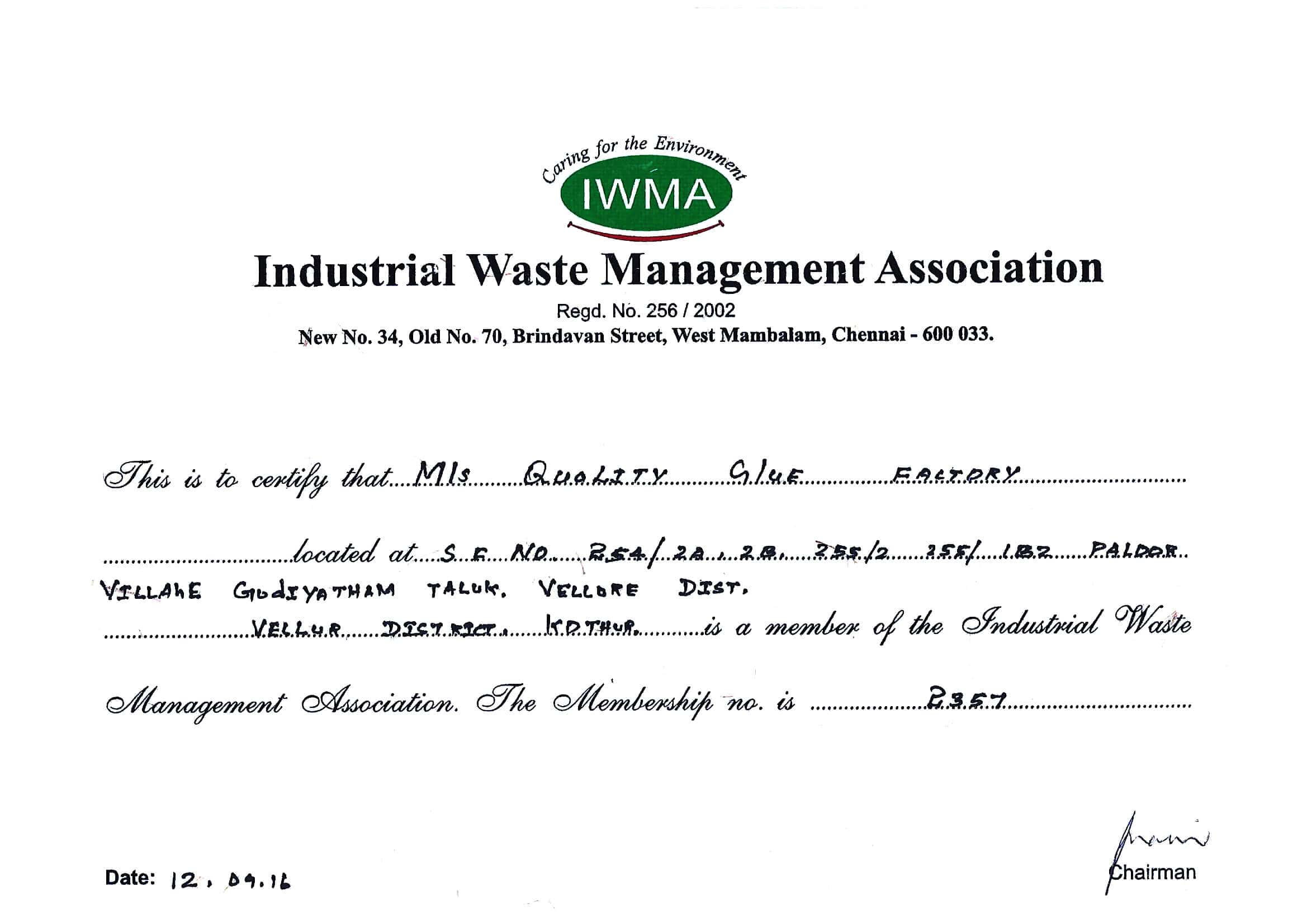 Certificate 1